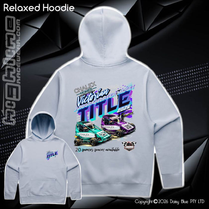 Relaxed Hoodie - Chalex Homes Junior Quarter Midget Vic Title 2026v