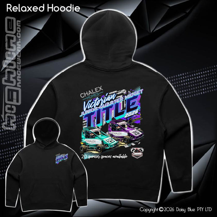 Relaxed Hoodie - Chalex Homes Junior Quarter Midget Vic Title 2026v
