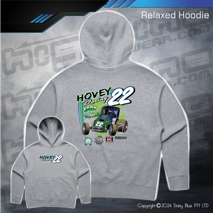 Relaxed Hoodie - Hovey Racing