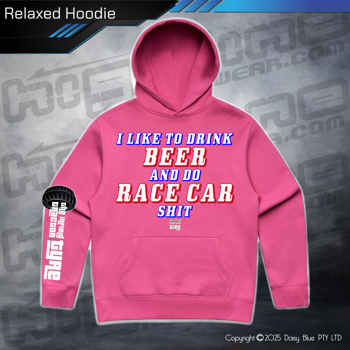 Relaxed Hoodie - Infield RACE CAR SH*T