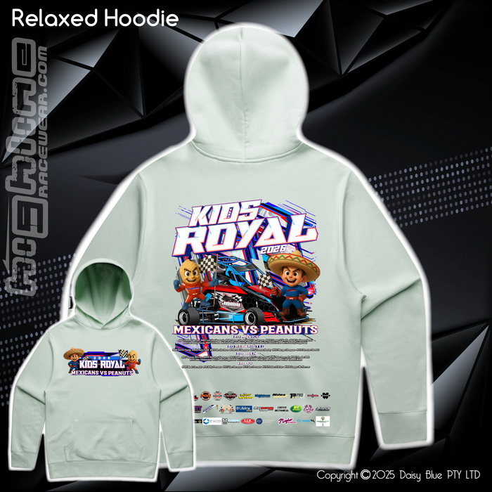 Relaxed Hoodie - JQMV Kids Royal 2026