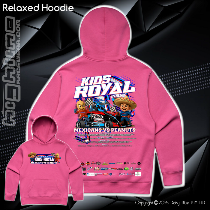 Relaxed Hoodie - JQMV Kids Royal 2026