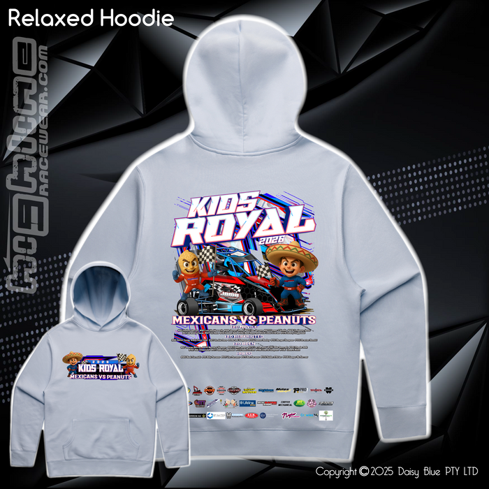 Relaxed Hoodie - JQMV Kids Royal 2026