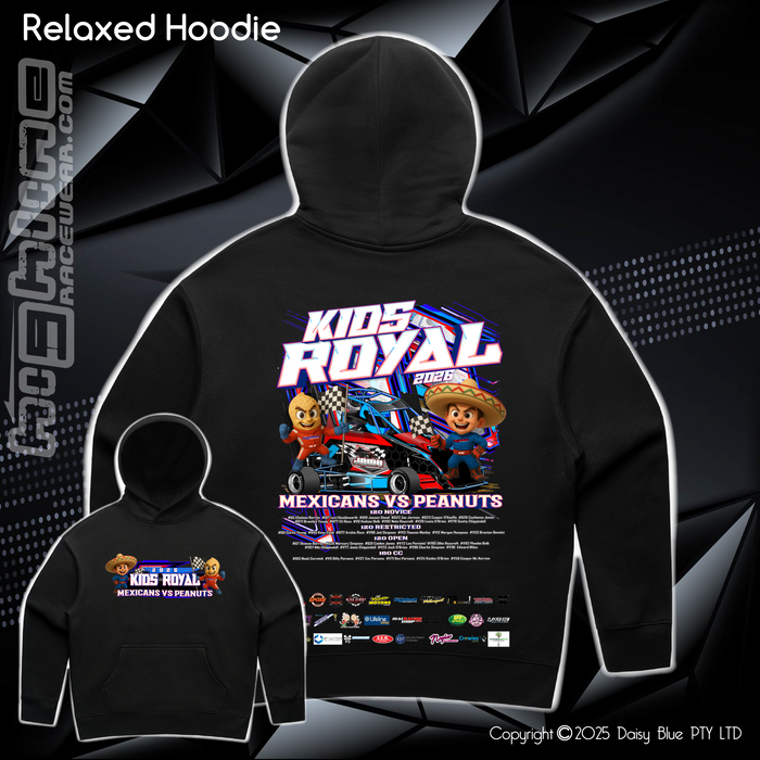 Relaxed Hoodie - JQMV Kids Royal 2026