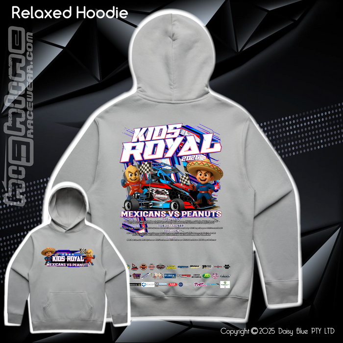 Relaxed Hoodie - JQMV Kids Royal 2026