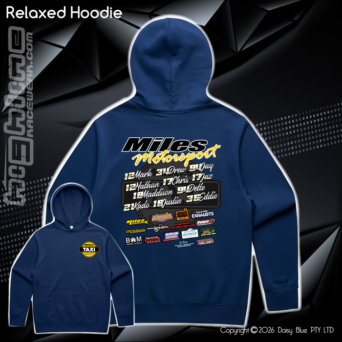 Relaxed Hoodie - Miles Motorsport