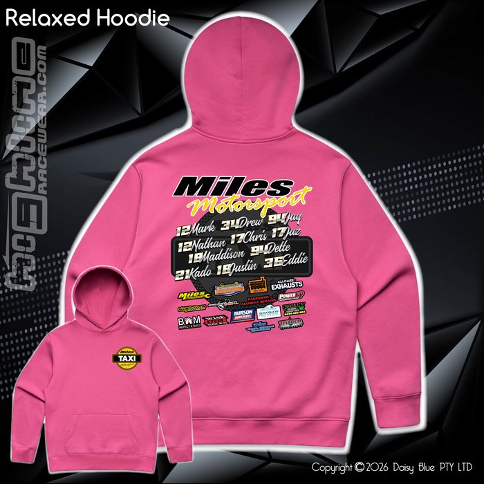 Relaxed Hoodie - Miles Motorsport