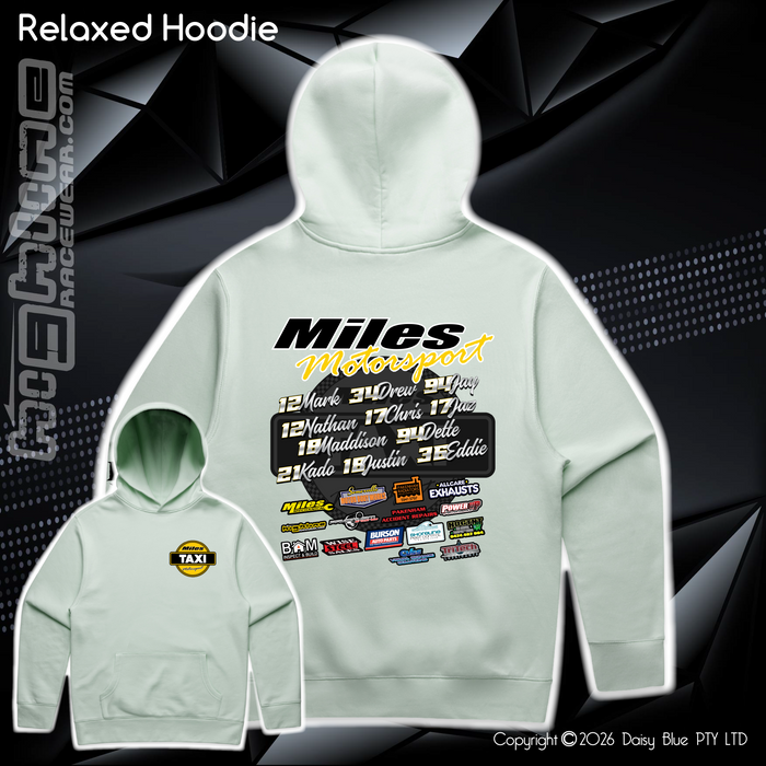 Relaxed Hoodie - Miles Motorsport
