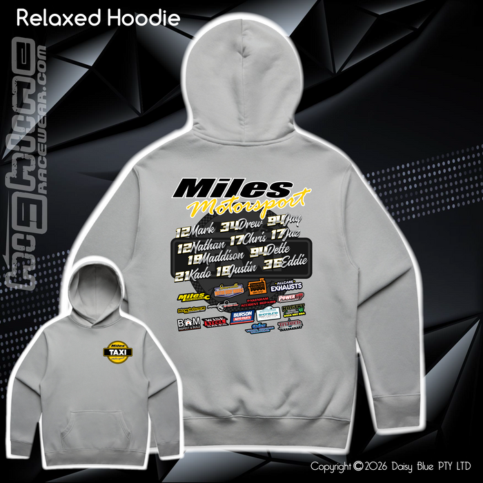 Relaxed Hoodie - Miles Motorsport