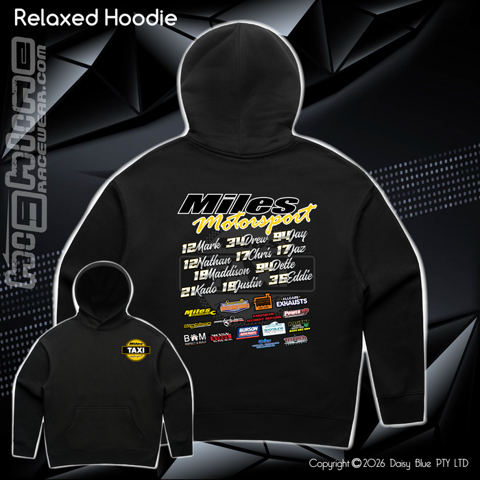 Relaxed Hoodie - Miles Motorsport