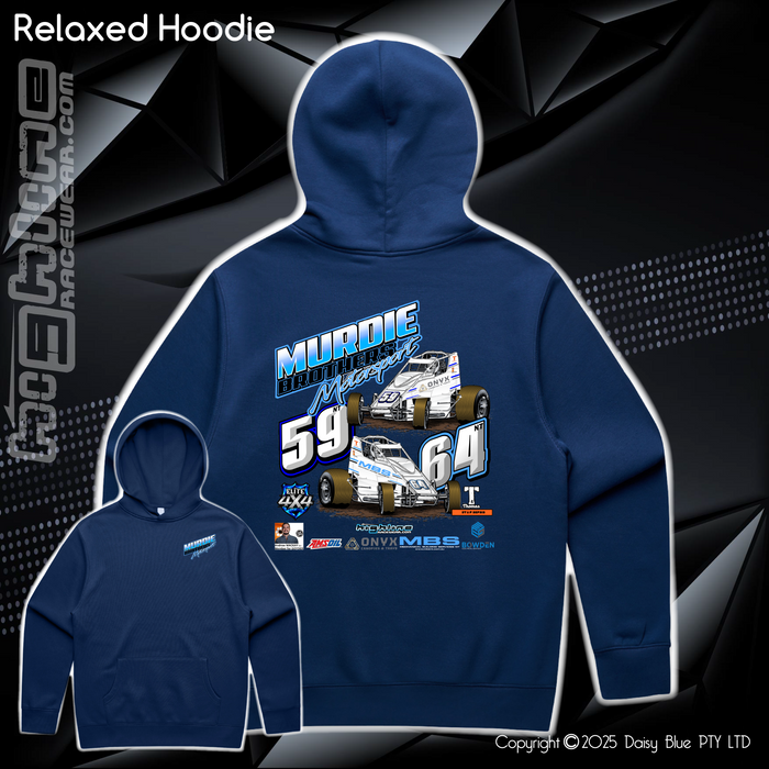 Relaxed Hoodie - Murdie Brothers