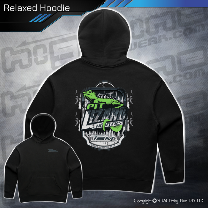 Relaxed Hoodie - Pit Lizard Hunter