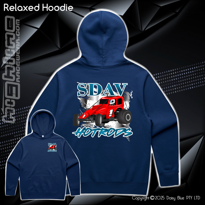 Relaxed Hoodie - SDAV Hotrods