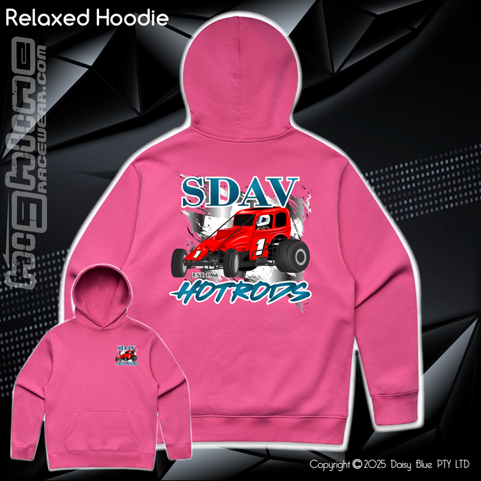 Relaxed Hoodie - SDAV Hotrods