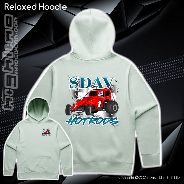 Relaxed Hoodie - SDAV Hotrods