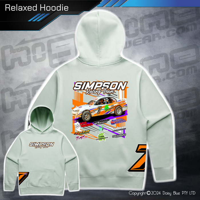 Relaxed Hoodie - Simpson Racing Team