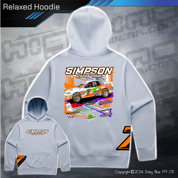 Relaxed Hoodie - Simpson Racing Team