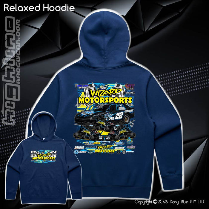 Relaxed Hoodie - Wizard Motorsport