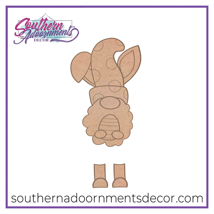 Ribbon Leg Bunny Gnome Blank