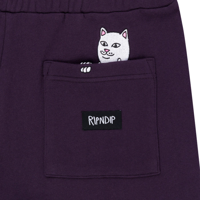 RIPNDIP Ripndip OG Sweatshorts (Dark Purple)