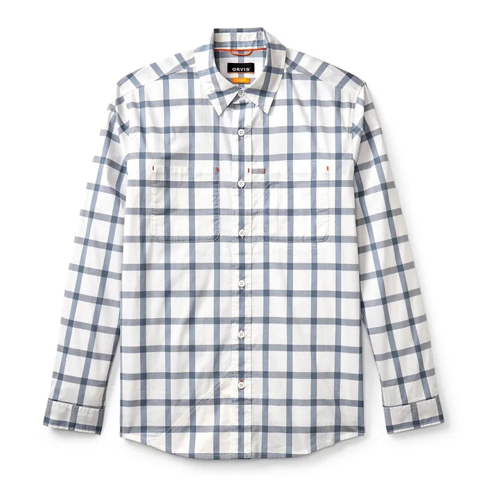 River Guide Long-Sleeve Shirt 2.0- Blue Haze/White