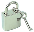 Silver Padlock With Keys