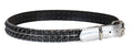 Silver Patent 2 Row Studded Punk Influenced Belt By Funk Plus