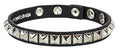 Single Row Silver Studded Leather Armlet Armband