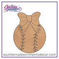 Softball with Bow Blank