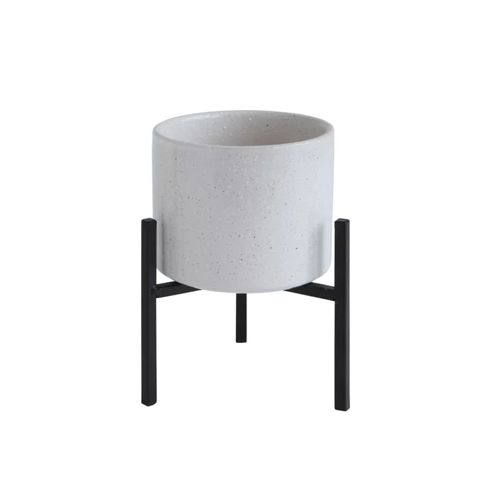 Stoneware Planter w/ Stand