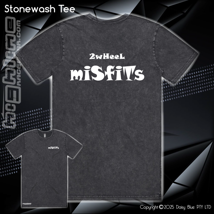 Stonewash Tee - 2Wheel Misfits