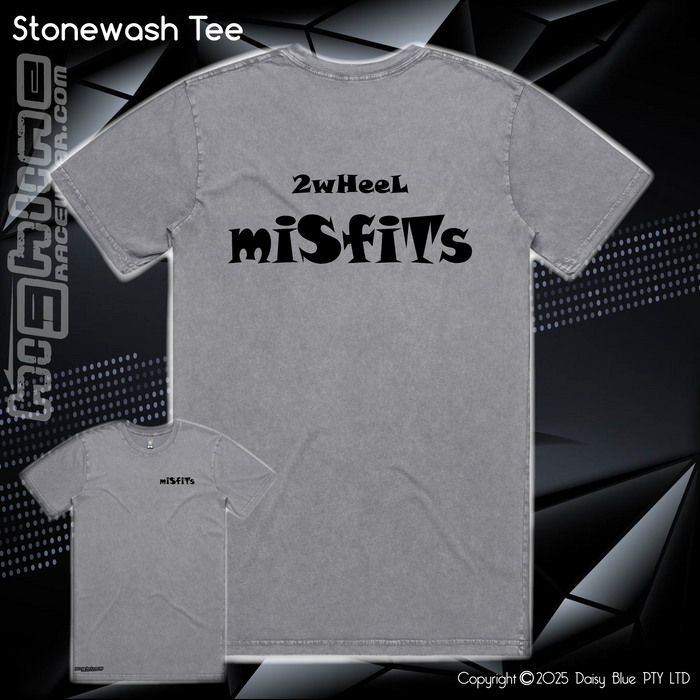Stonewash Tee - 2Wheel Misfits