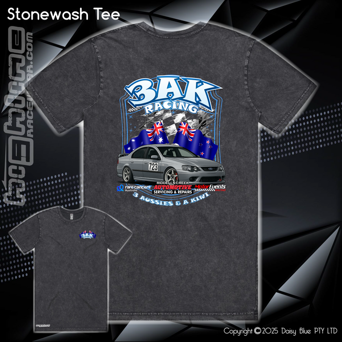 Stonewash Tee - 3AK Racing