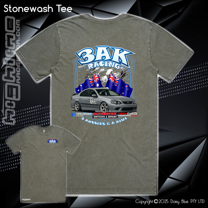 Stonewash Tee - 3AK Racing