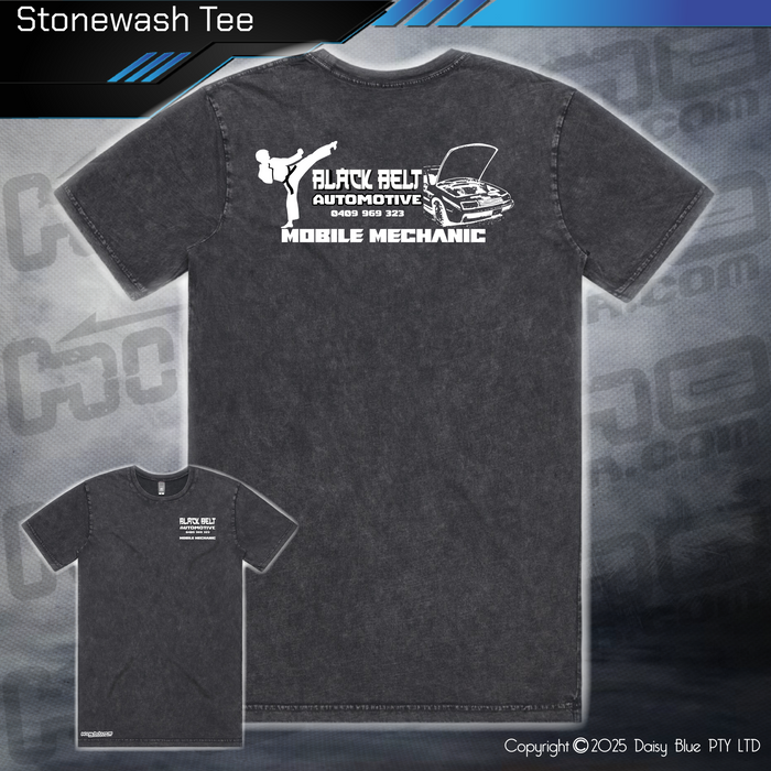 Stonewash Tee - Black Belt Automotive