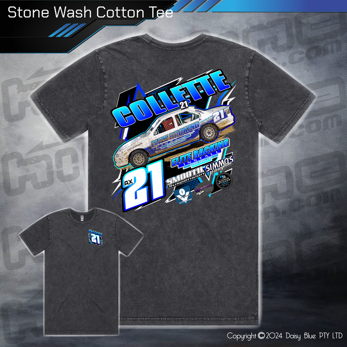 Stonewash Tee - Collette Racing