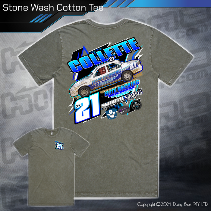 Stonewash Tee - Collette Racing