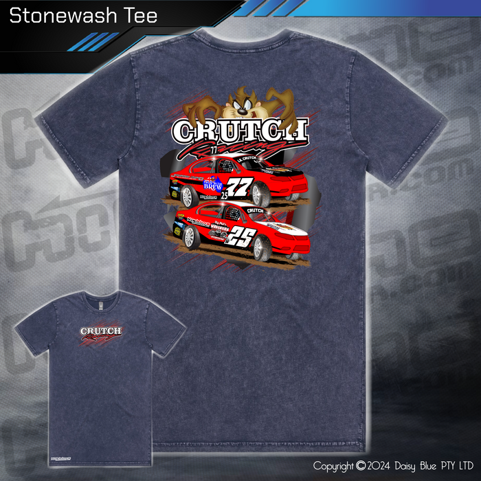 Stonewash Tee - Crutch Racing