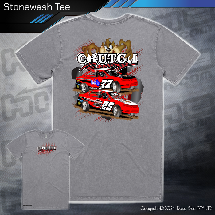 Stonewash Tee - Crutch Racing
