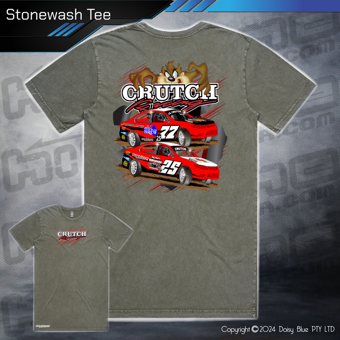 Stonewash Tee - Crutch Racing