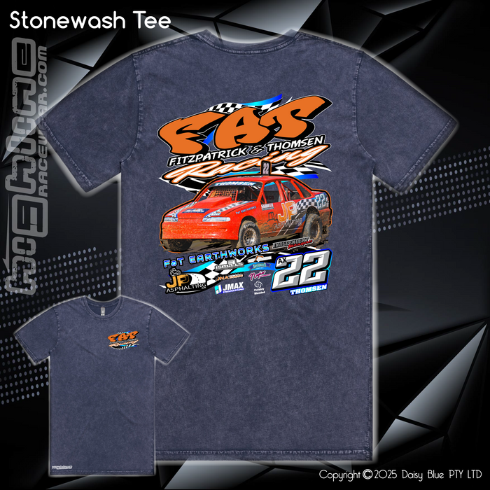 Stonewash Tee - FAT Racing