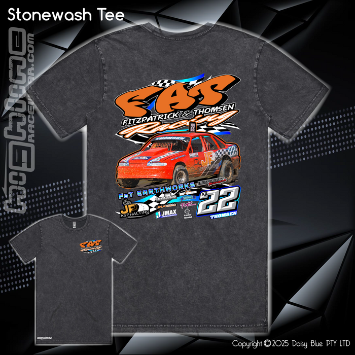 Stonewash Tee - FAT Racing