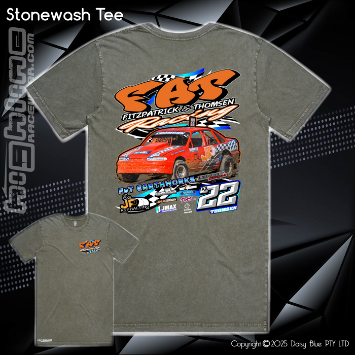 Stonewash Tee - FAT Racing
