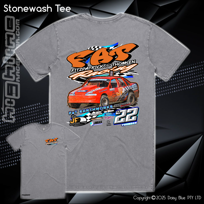Stonewash Tee - FAT Racing