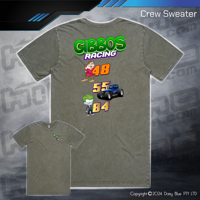 Stonewash Tee - Gibbo's Racing