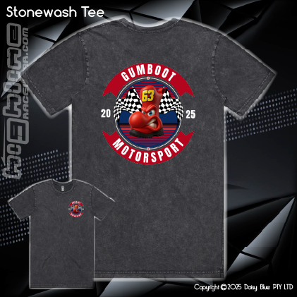 Stonewash Tee - GUMBOOTS Motorsport