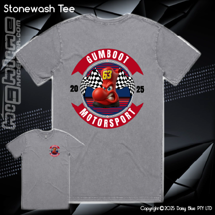Stonewash Tee - GUMBOOTS Motorsport