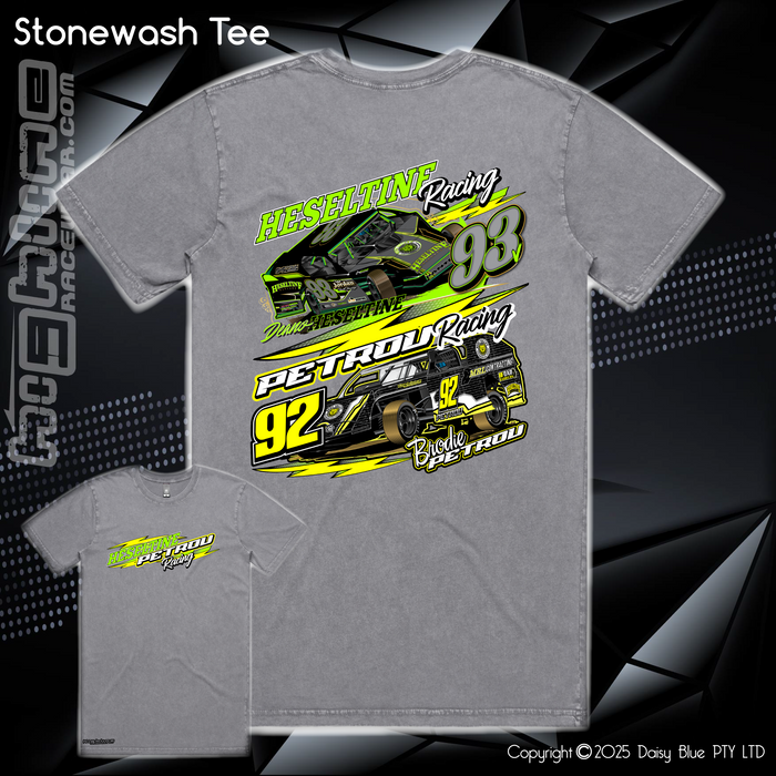 Stonewash Tee - Heseltine/Petrou Racing