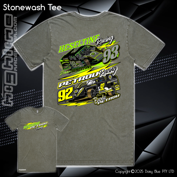 Stonewash Tee - Heseltine/Petrou Racing