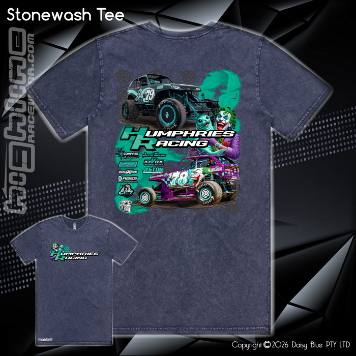 Stonewash Tee - Humphries Racing